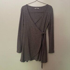 Women's Gray O'Neill wrao sweater dress